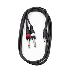FTS 1.8M 3.5mm St to 2X6.35mm Cable TLC172