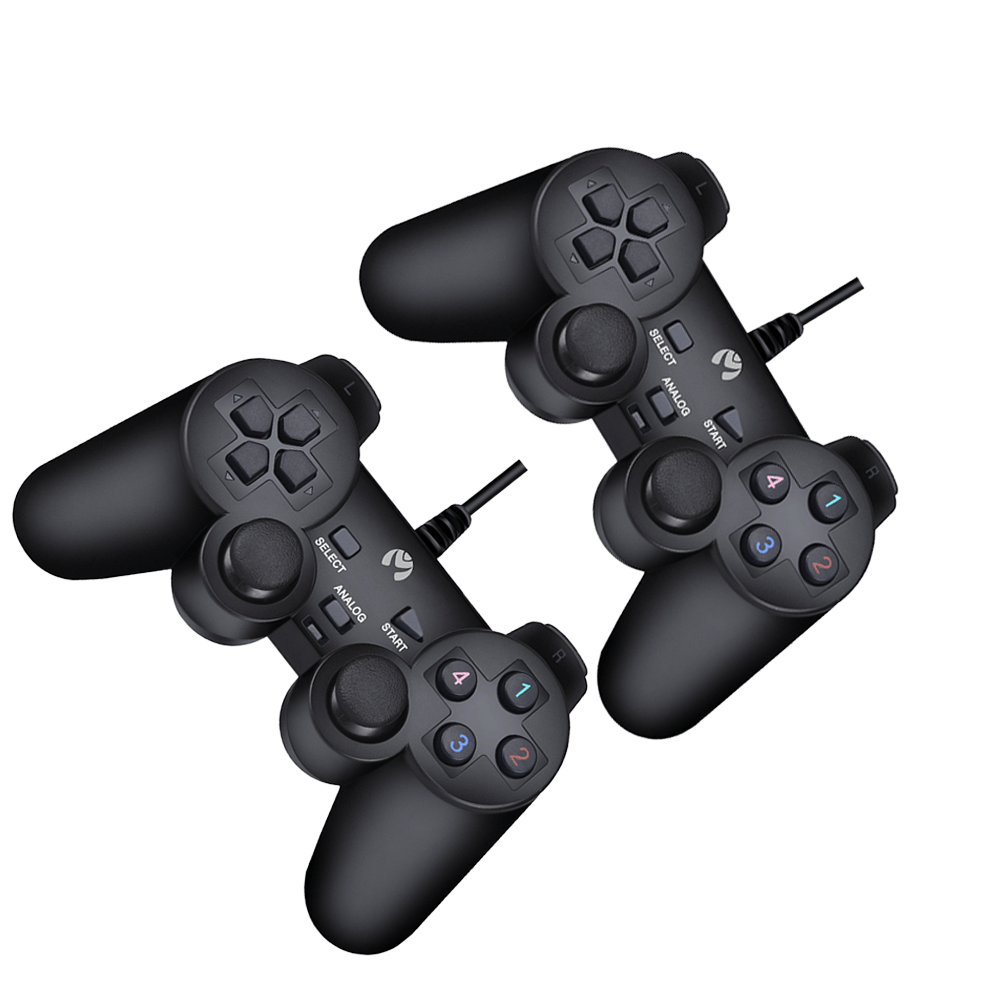 Mikuso Double Game Pad Wired Black GP-USB008 BK