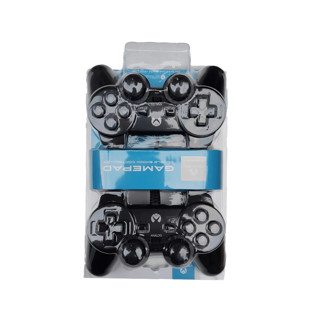 Mikuso Double Game Pad Wired Black GP-USB008 BK