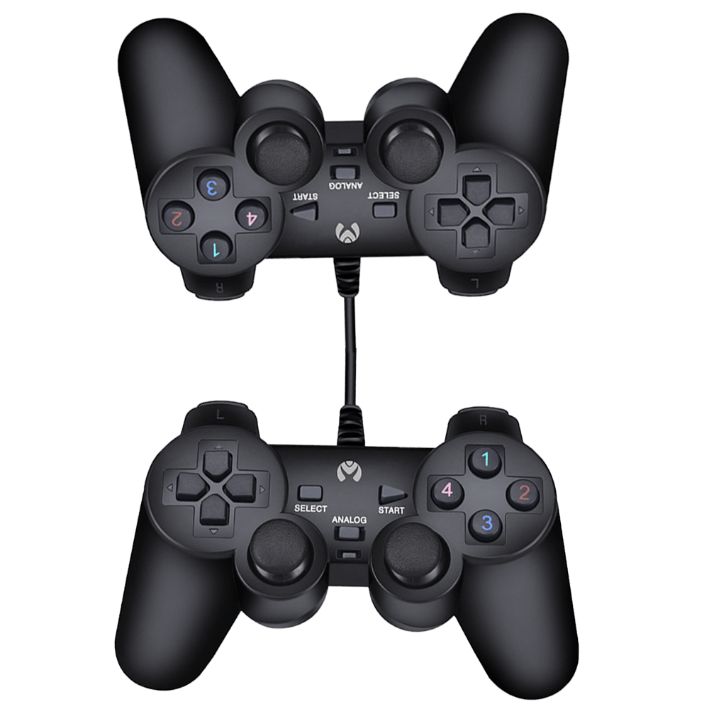 Mikuso Double Game Pad Wired Black GP-USB008 BK