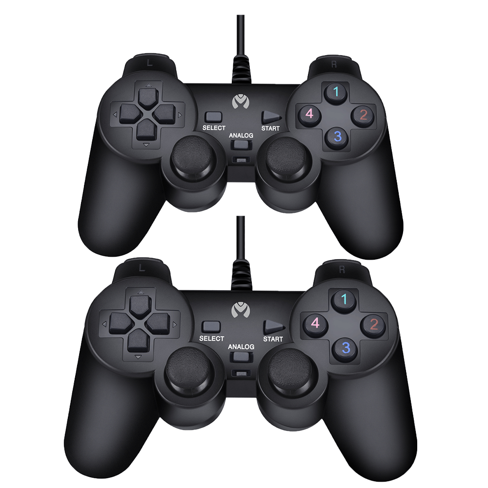 Mikuso Double Game Pad Wired Black GP-USB008 BK