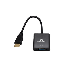 Mikuso HDMI To VGA+AUDIO Cable Black CBL-018 BK