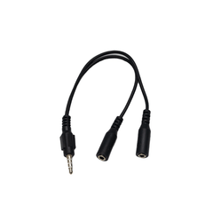 Mikuso 3.5mm to Headset+Microphone  Audio Cable Black CBL-123 BK