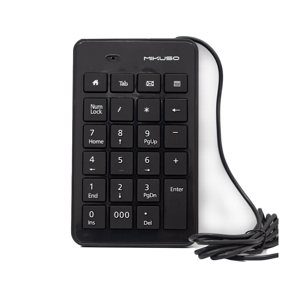 Mikuso Wired Numeric Keypad Black KB-047U BK
