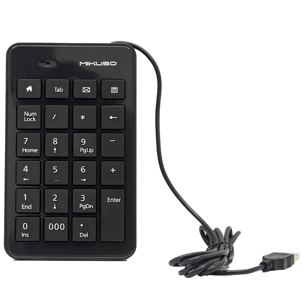 Mikuso Wired Numeric Keypad Black KB-047U BK