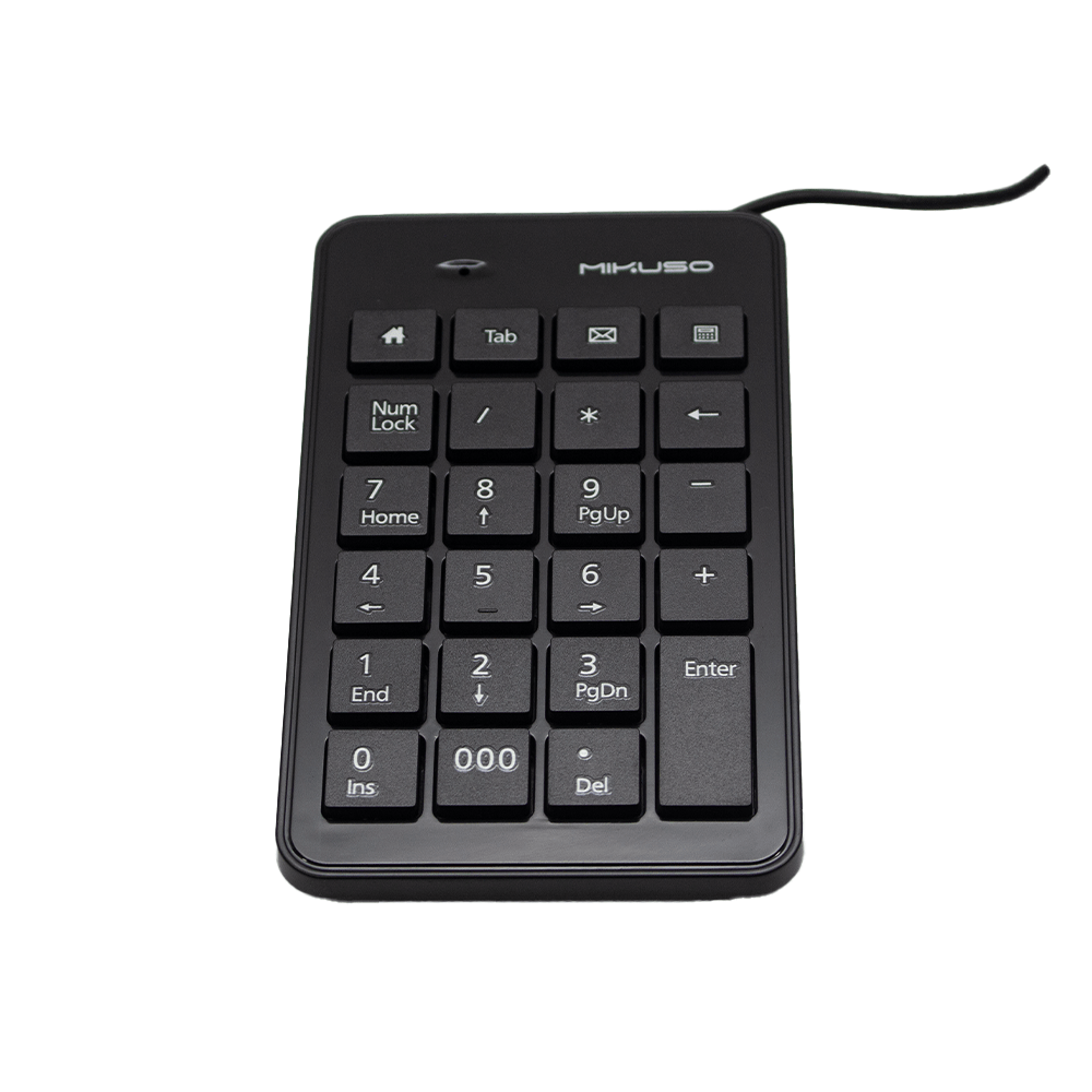 Mikuso Wired Numeric Keypad Black KB-047U BK