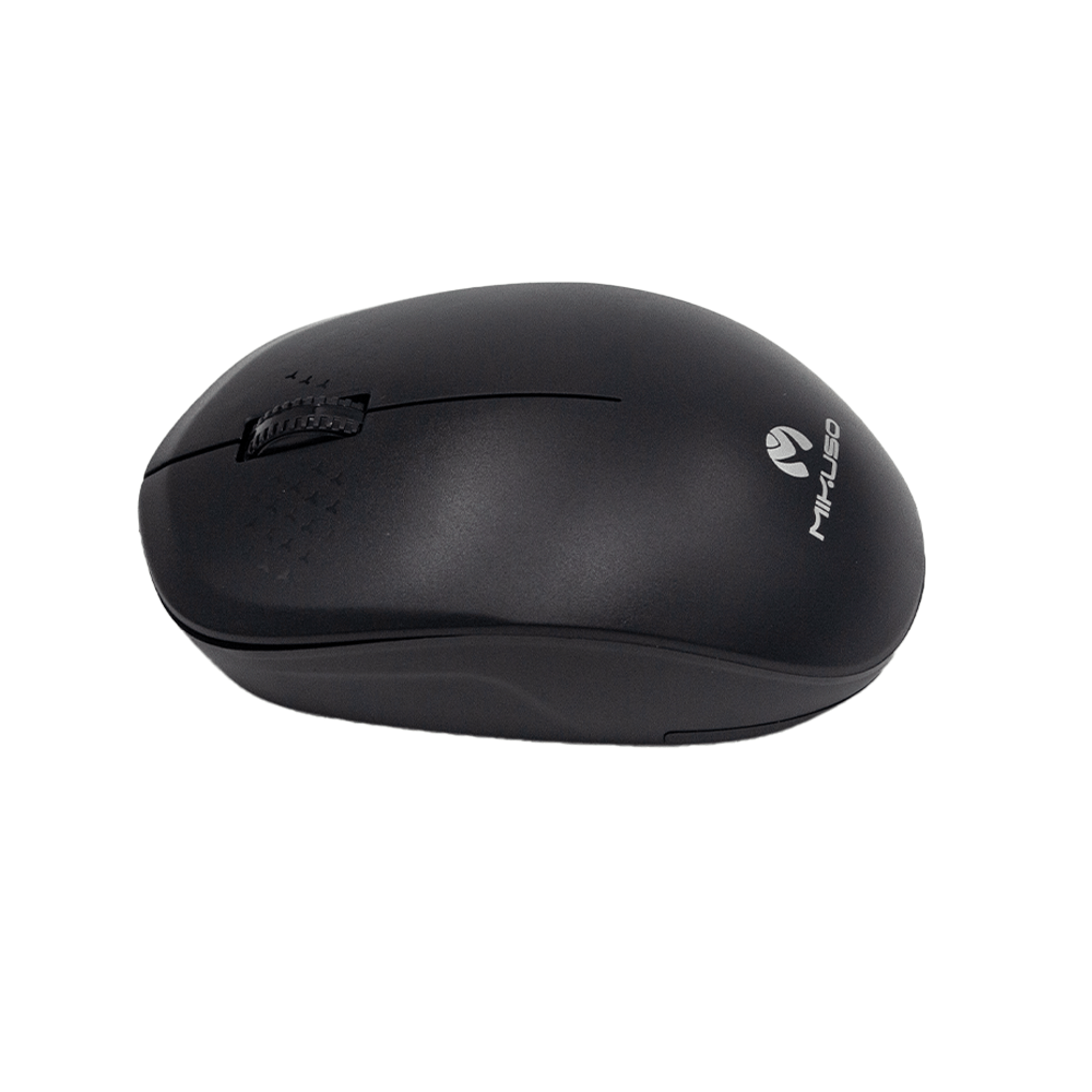 MOS-W080 BK Mikuso USBinterface Mouse Wired Black