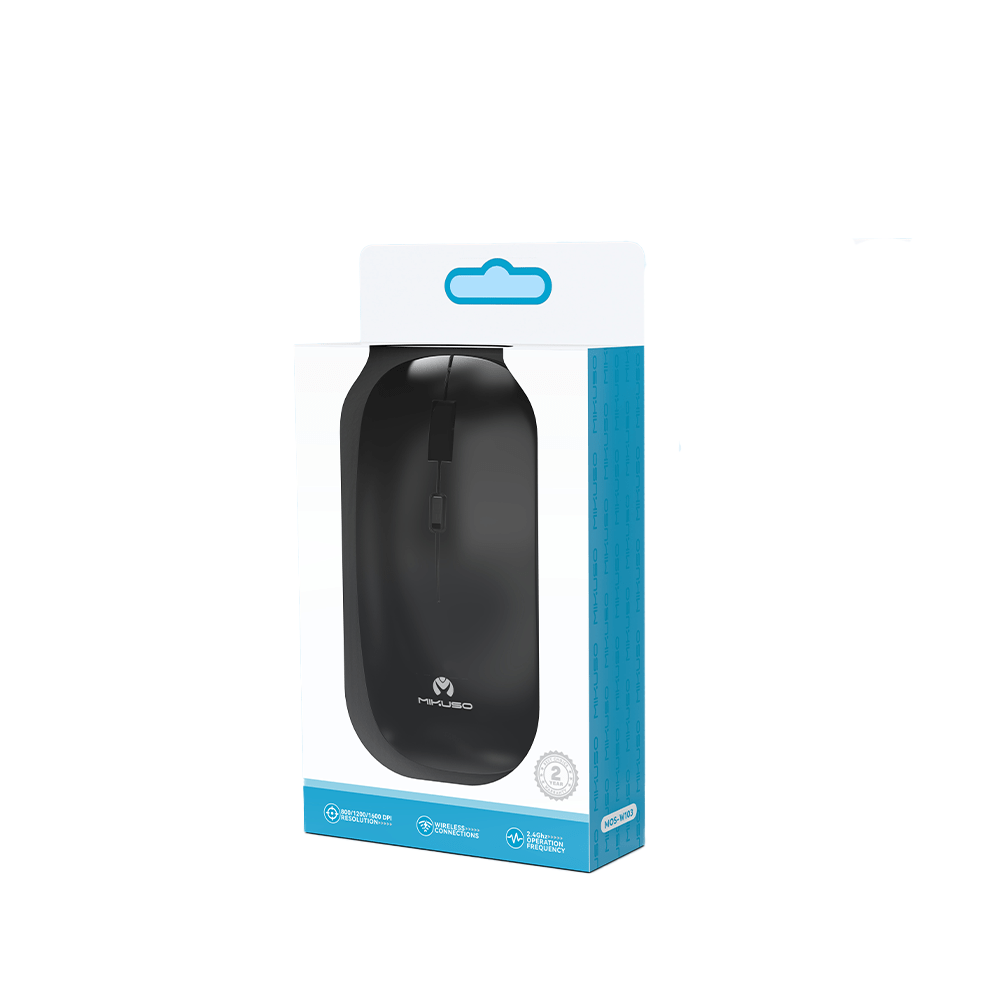 Mikuso Wireless Mouse Black MOS-W103 BK