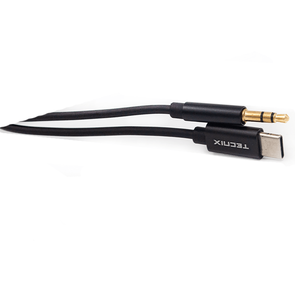 CBL-117 BK Mikuso  Audio Cable 1M 1m+3.5mm to type C Aux Black