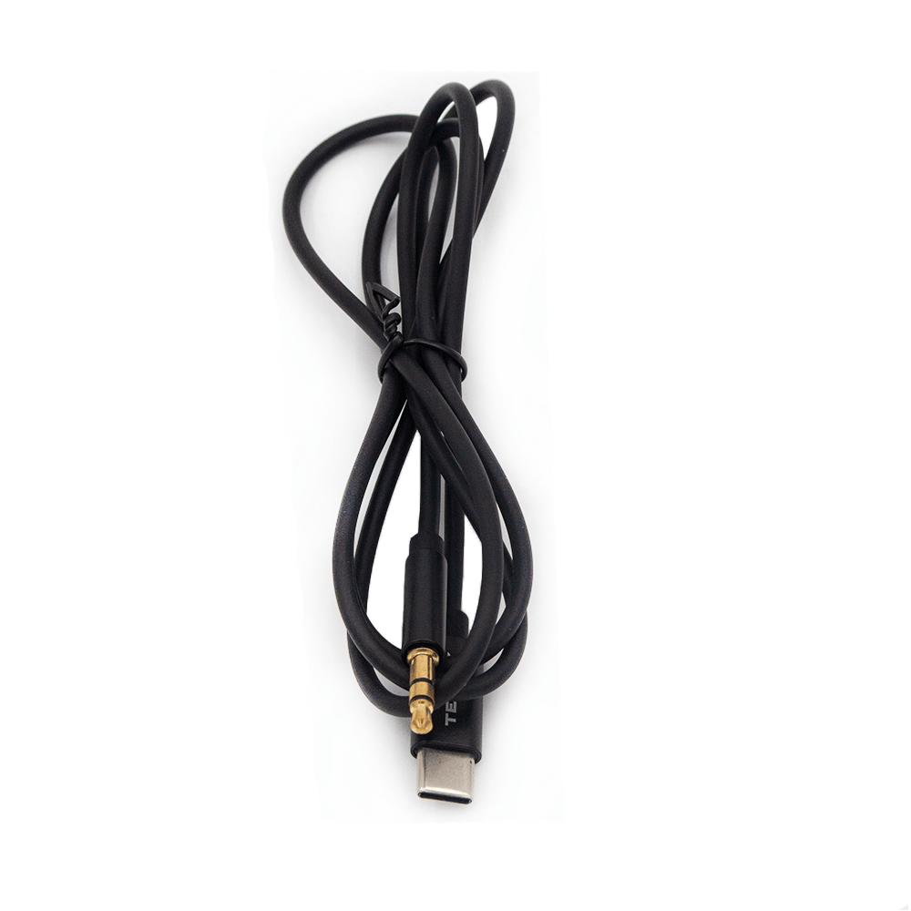 CBL-117 BK Mikuso  Audio Cable 1M 1m+3.5mm to type C Aux Black