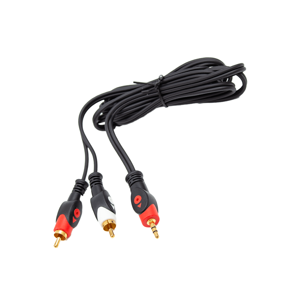 Astro Audio 3.5mm Stereo to 2 RCA Male Audio Cable 1.8m