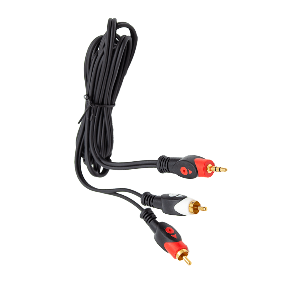 Astro Audio 3.5mm Stereo to 2 RCA Male Audio Cable 1.8m