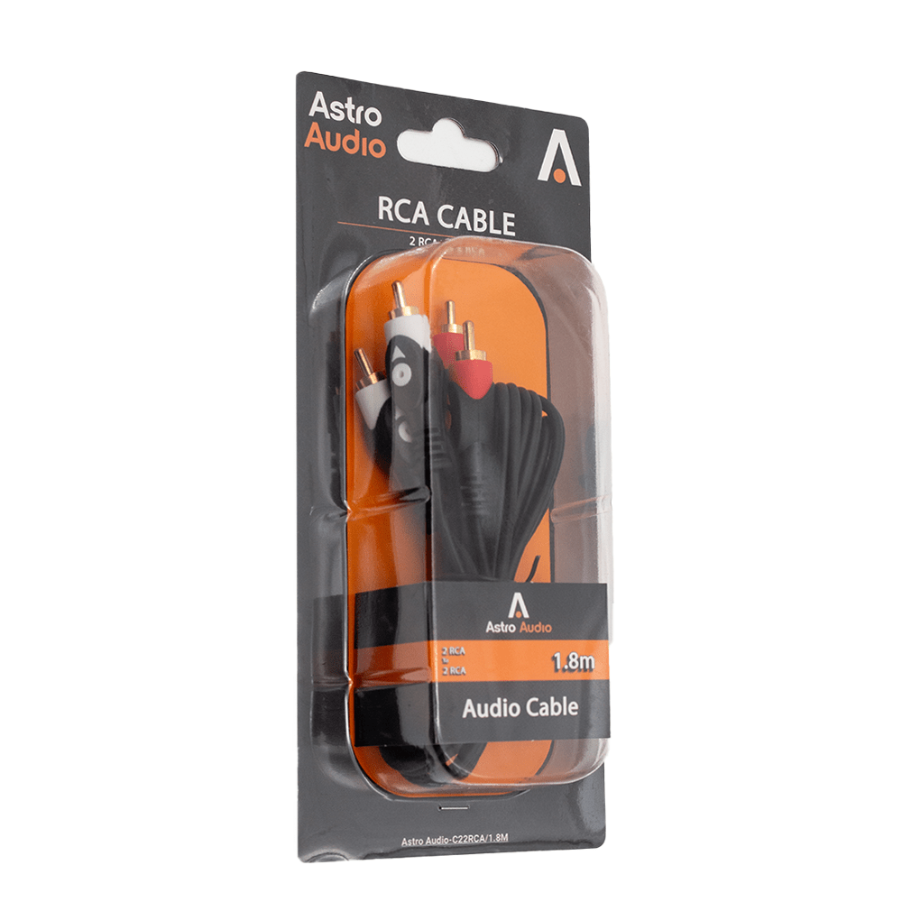 Astro Audio-C22RCA18 2RCA To 2RCA With Bl Cable 1.8m (50)