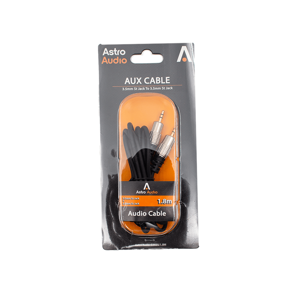 Astro Audio 3.5mm St to 3.5mm St Aux Cable C353518