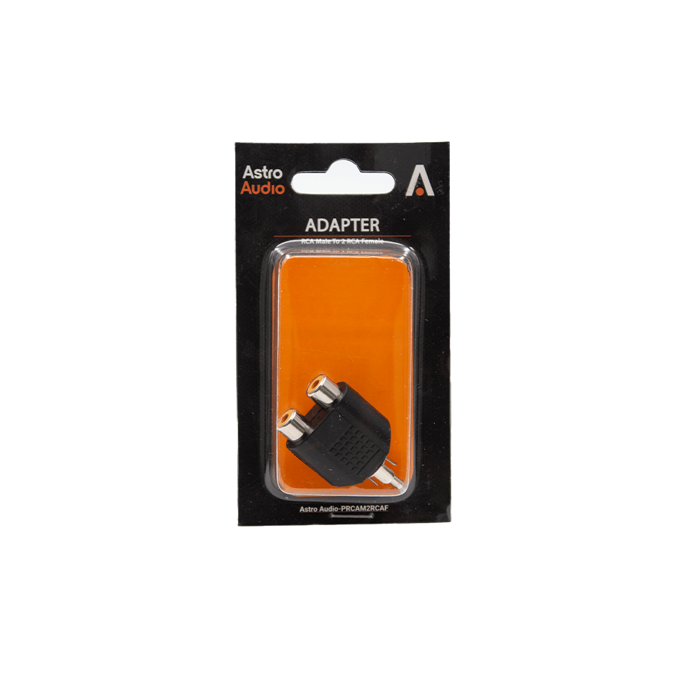 Astro Audio RCA Male to 2 x RCA Female Adapter PRCAM2RCAF