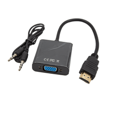 Astro Audio HDMI male to VGA female Adapter with aux  cable