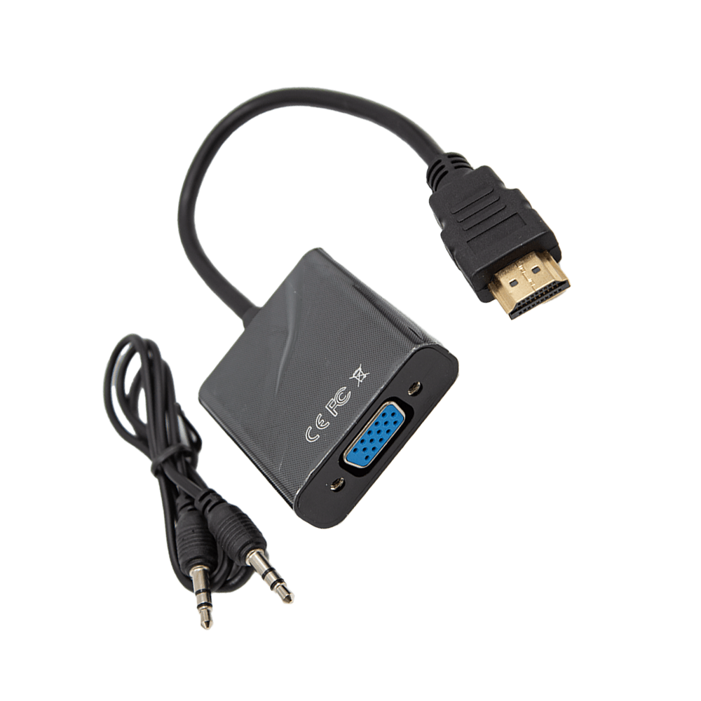 Astro Audio HDMI male to VGA female Adapter with aux  cable