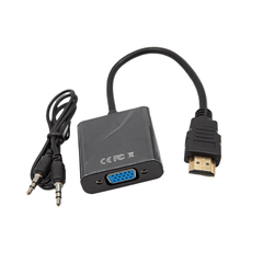 Astro Audio HDMI male to VGA female Adapter with aux  cable