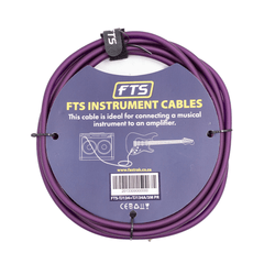 FTS Instrument Cable Alll 24K Gold Plug TJ134+TJ134A/3M