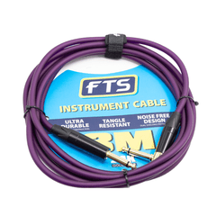 FTS Instrument Cable Alll 24K Gold Plug TJ134+TJ134A/3M