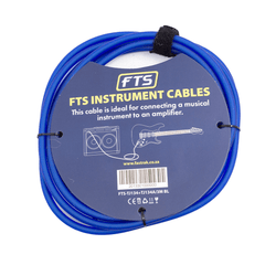 FTS Instrument Cable Alll 24K Gold Plug FTS-TJ134+TJ134A/3M BL
