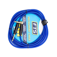 FTS Instrument Cable Alll 24K Gold Plug FTS-TJ134+TJ134A/3M BL