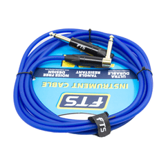 FTS Instrument Cable Alll 24K Gold Plug FTS-TJ134+TJ134A/3M BL