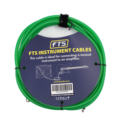 FTS Instrument Cable Alll 24K Gold Plug FTS-TJ134+TJ134A/3M