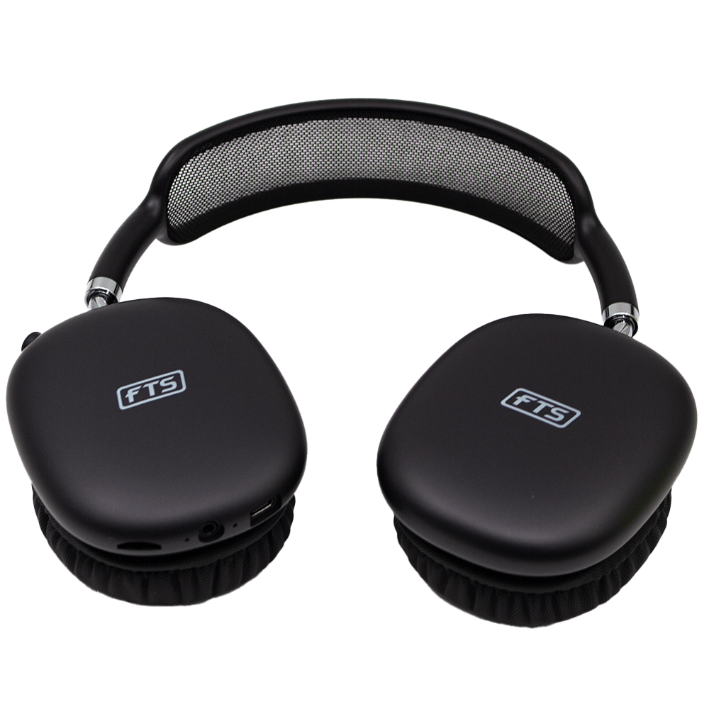 Bluetooth Headphone with Rotary Switch Black FTS-KD15 BK