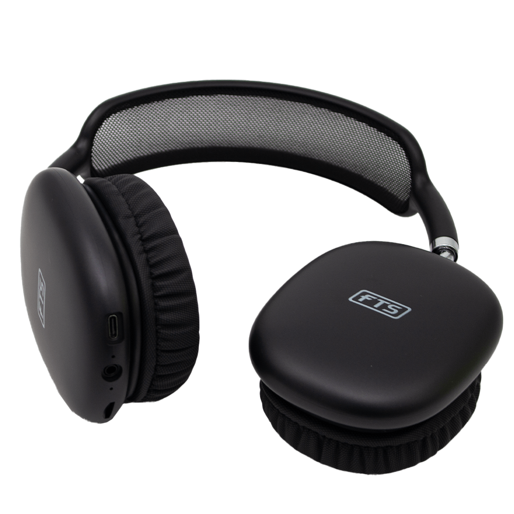 Bluetooth Headphone with Rotary Switch Black FTS-KD15 BK