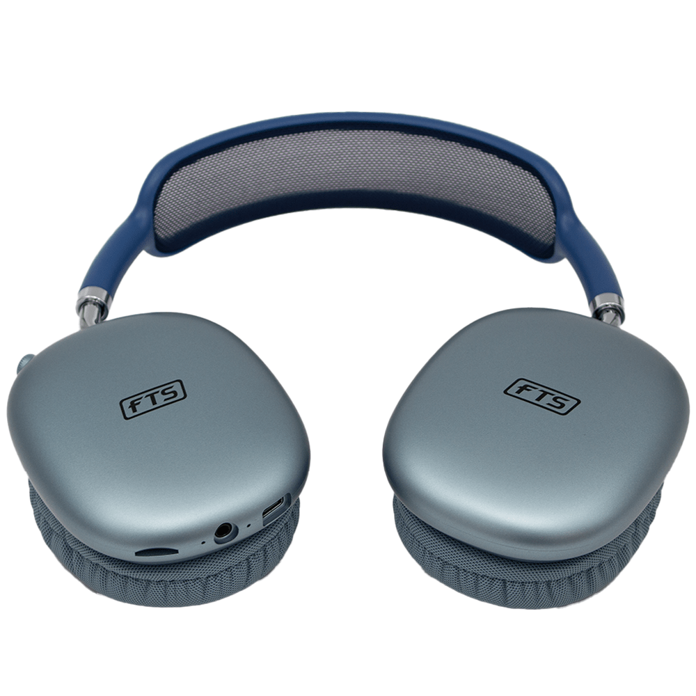 FTS Bluetooth Headphone With Rotary Switch Blue FTS-KD15 BL