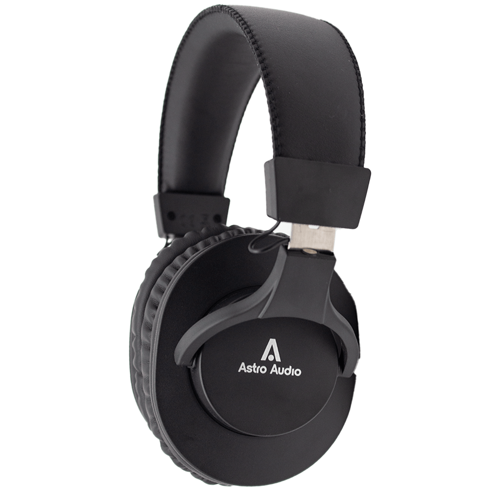 Astro Audio Dj Headphones Black DSH3500-BK