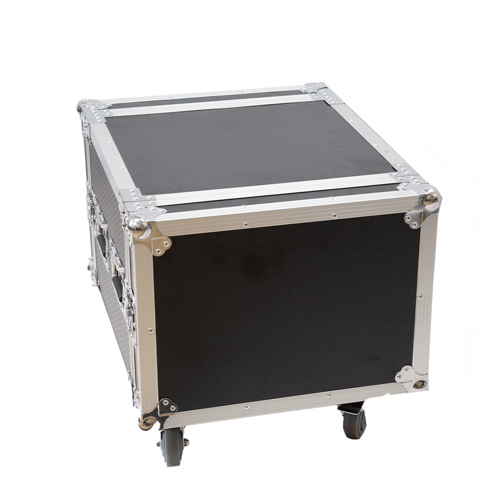 Astro Audio Flight Case with Wheels 8U BK
