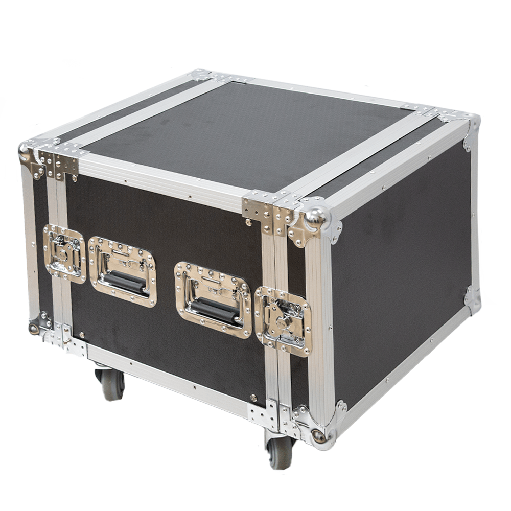 Astro Audio Flight Case with Wheels 8U BK