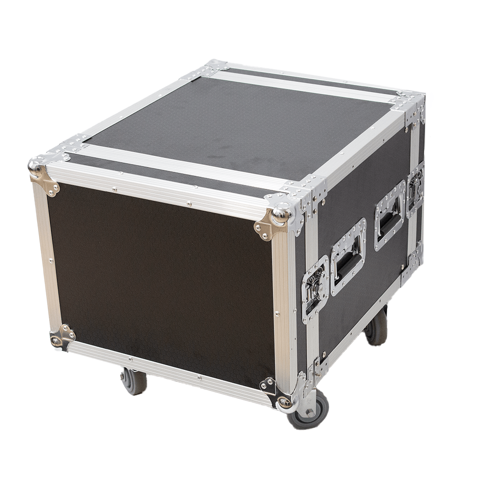 Astro Audio Flight Case with Wheels 8U BK
