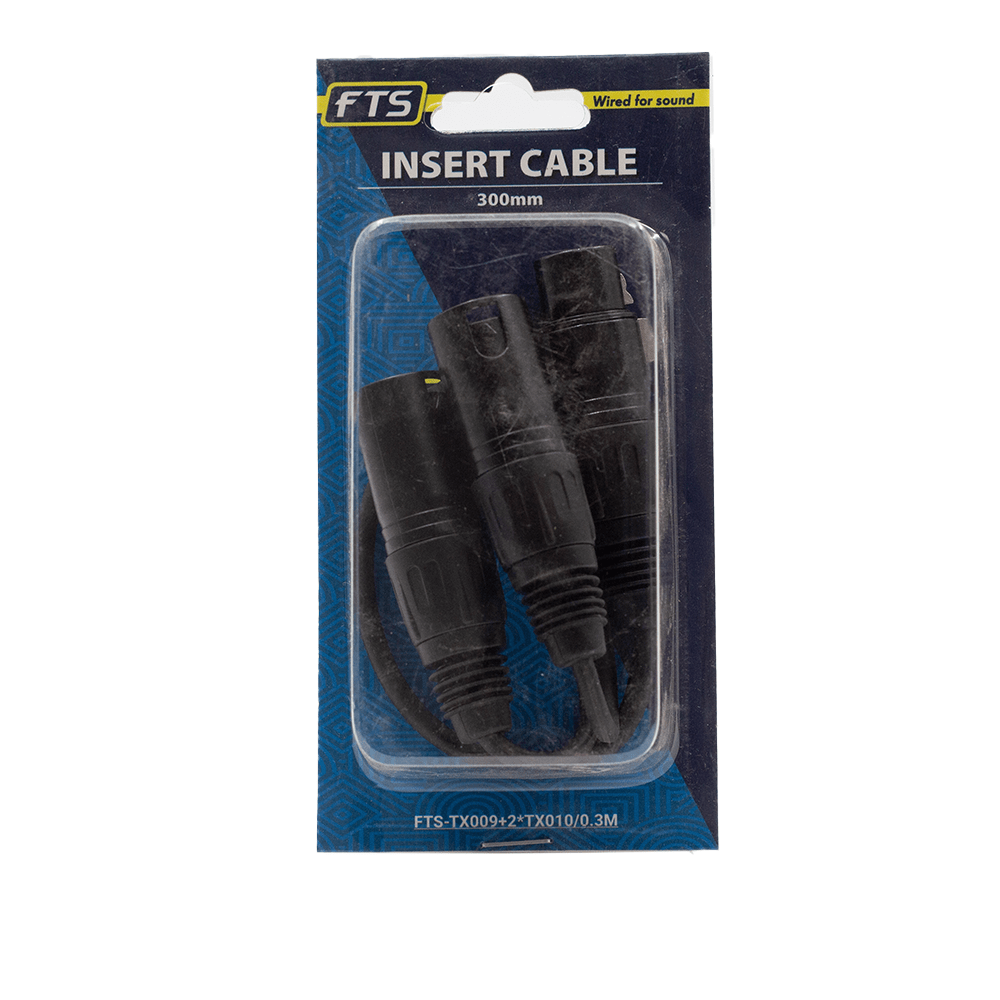 FTS-TX009+2*TX010/0.3M  XLR Female To 2x Xlr Male