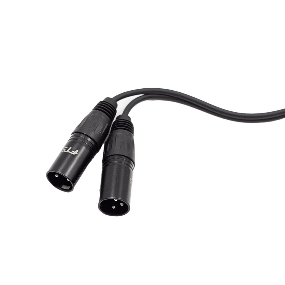 FTS-TX009+2*TX010/0.3M  XLR Female To 2x Xlr Male