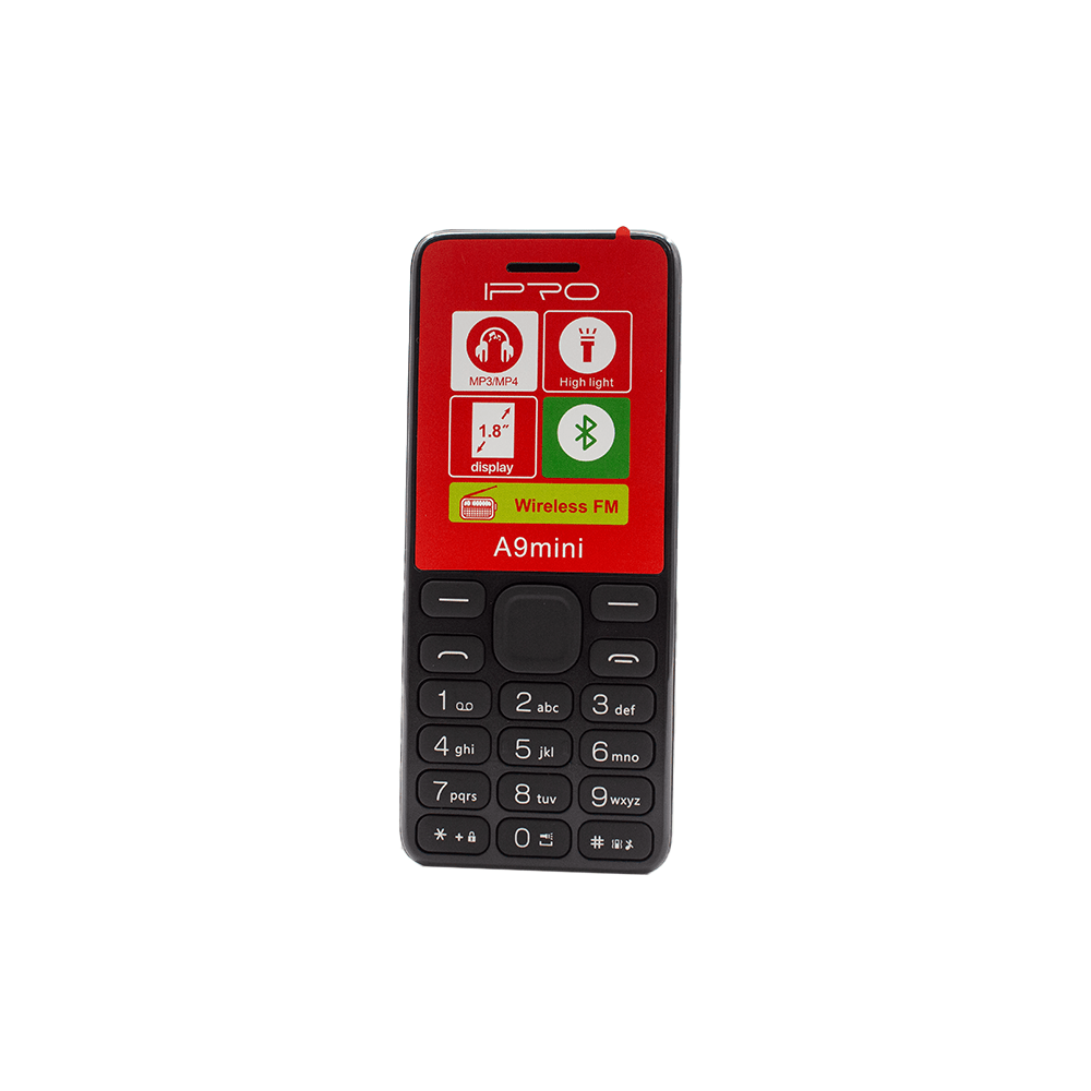 IPRO Mini Phone with Camera Black A9 Bk