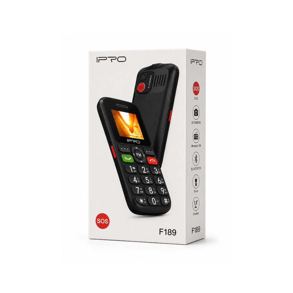 IPRO 2G Dual Sim Phone F189 BK