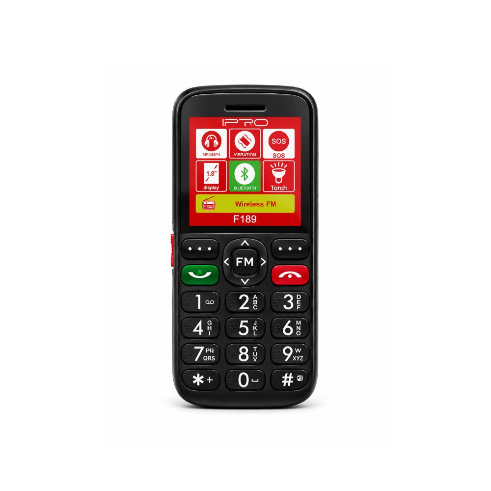 IPRO 2G Dual Sim Phone F189 BK