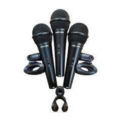 Astro Audio 3 Pack Dynamic Microphones AA-XM1800