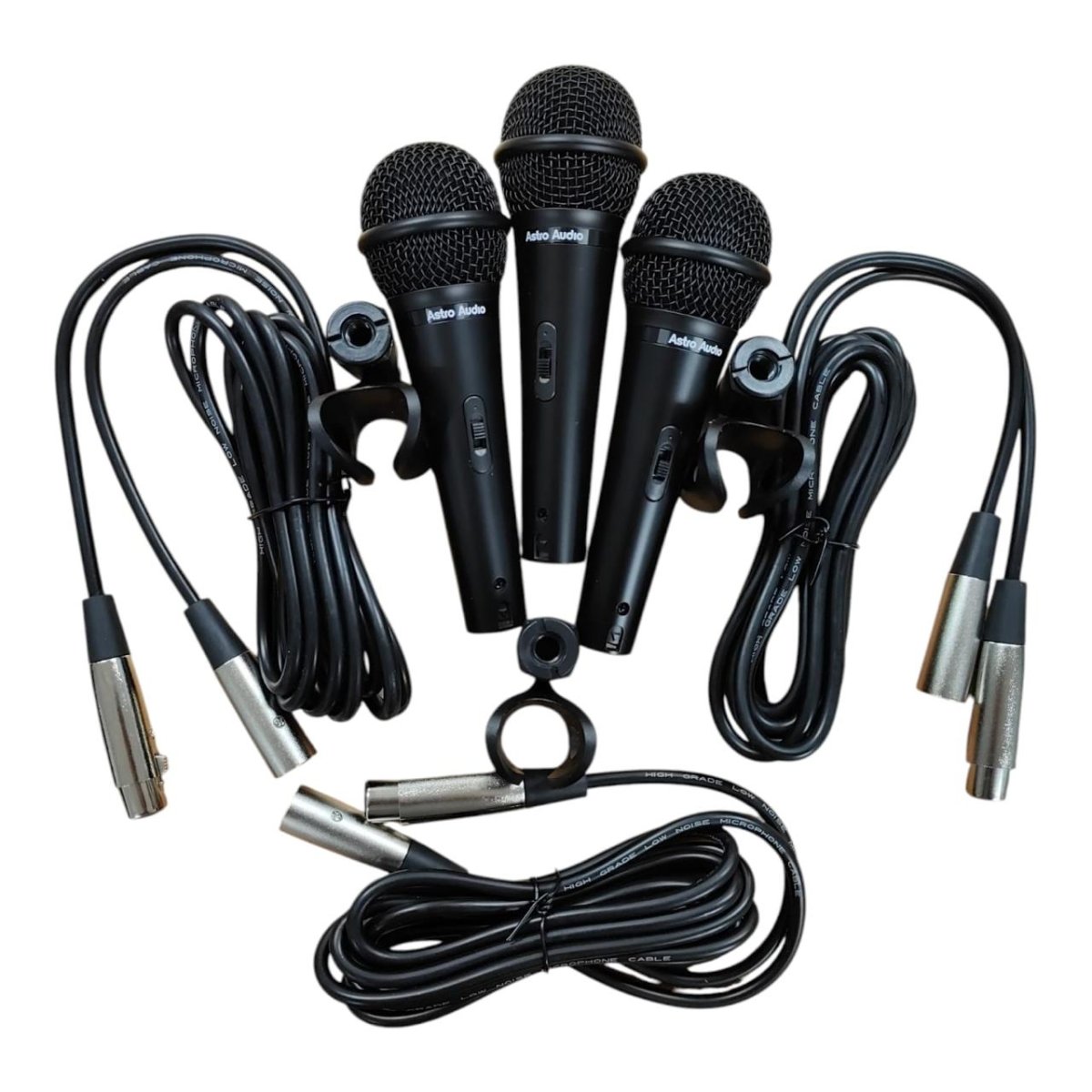 Astro Audio 3 Pack Dynamic Microphones AA-XM1800
