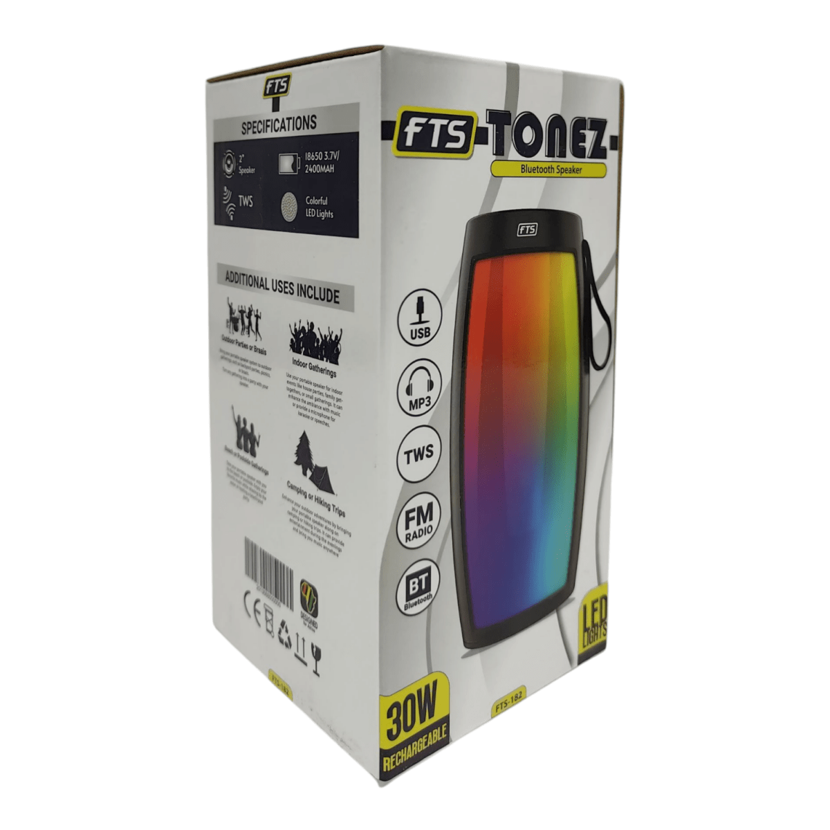 FTS Tonez Bluetooth Speaker with TWS FTS-182