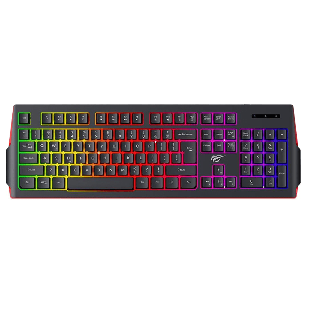 Havit Gaming keyboard Black+Red HV-KB866L BK+RD