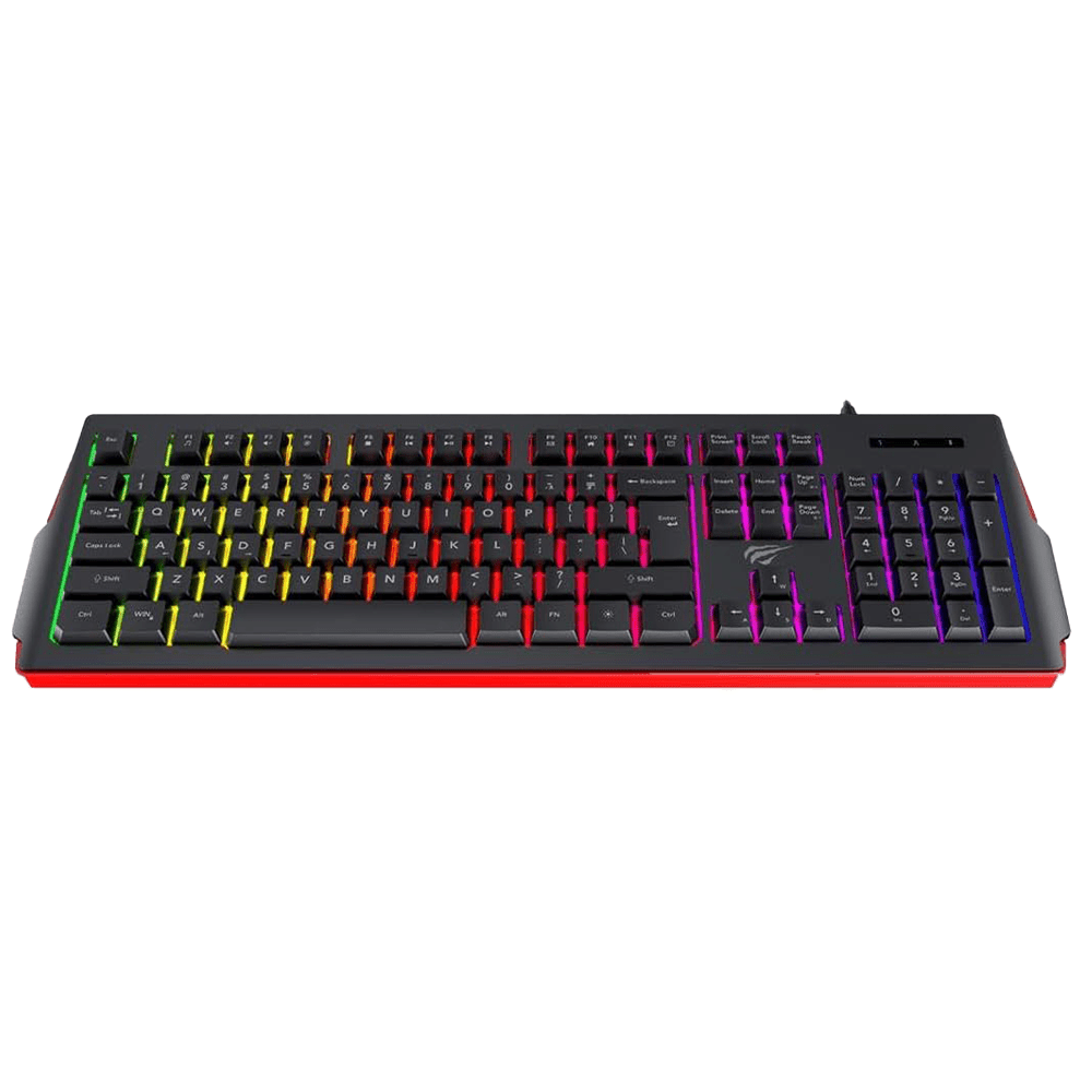 Havit Gaming keyboard Black+Red HV-KB866L BK+RD