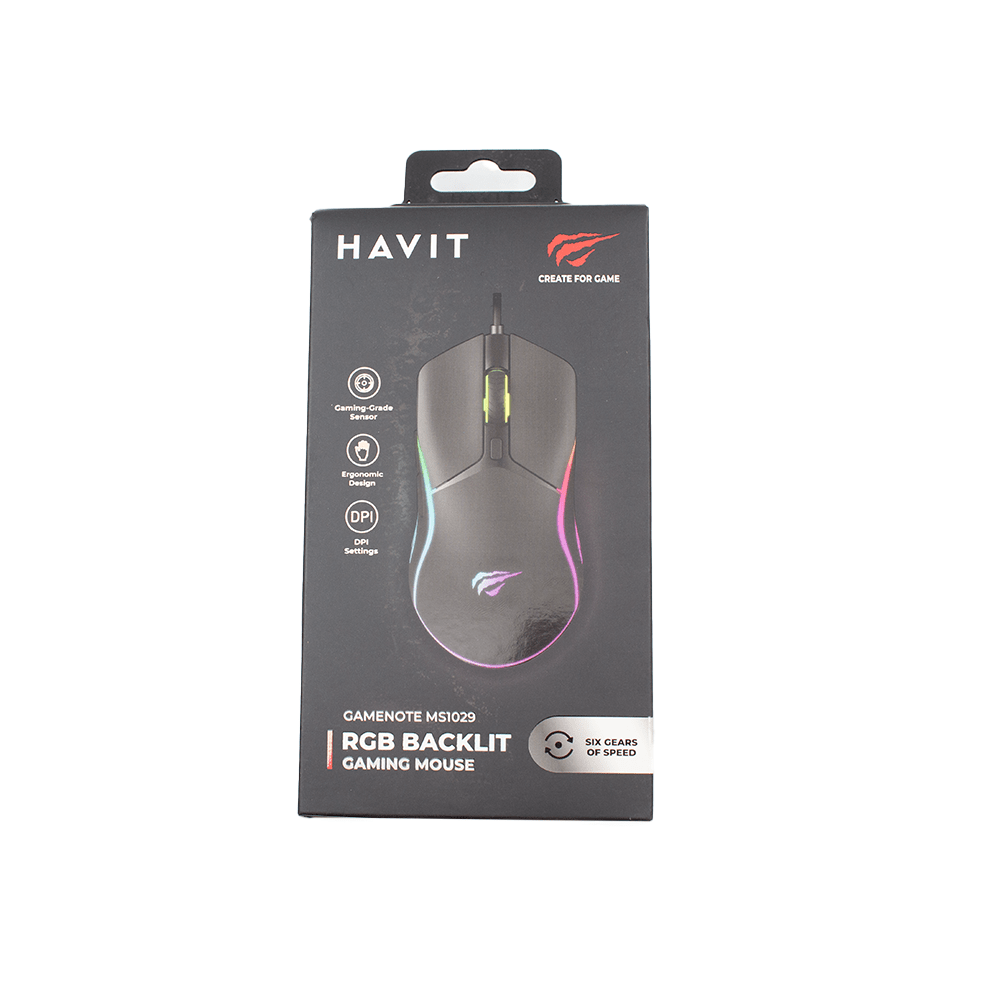 Havit Gaming Mouse Black HV-MS1029 BK