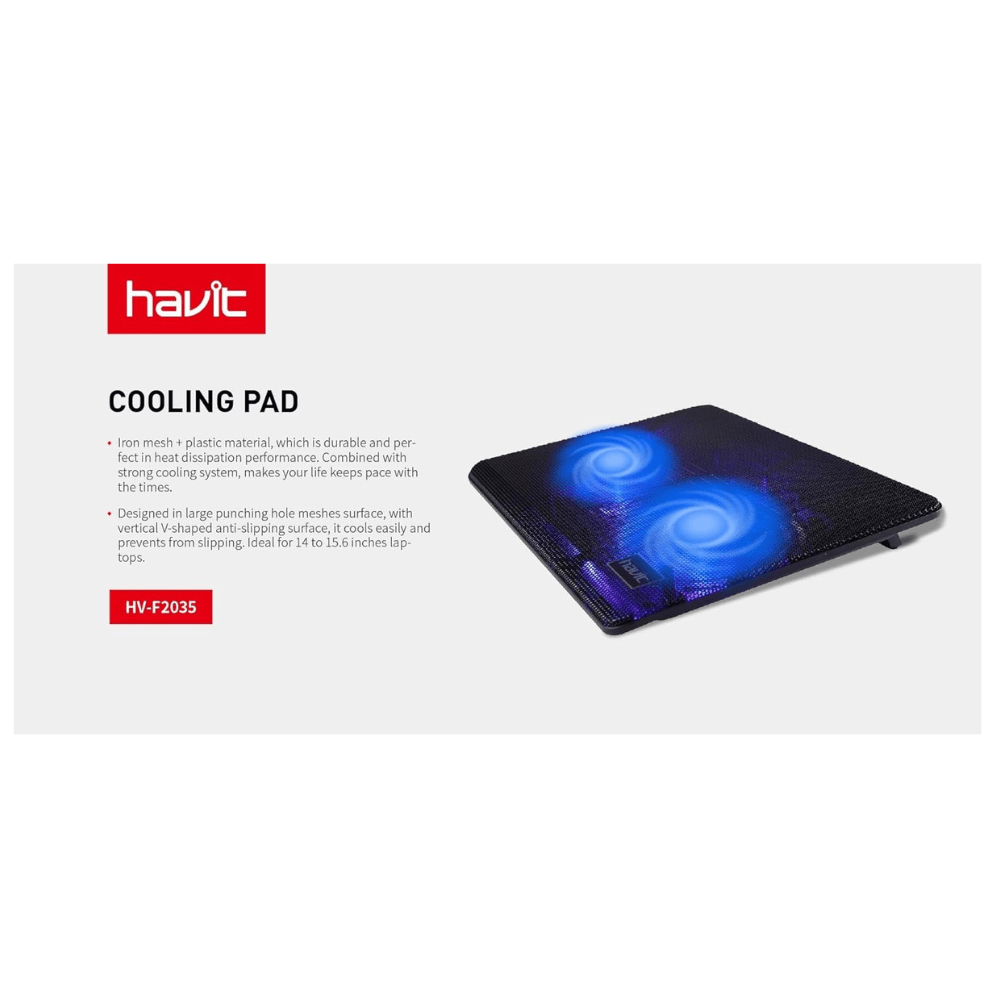 Havit Laptop Cooling Pad Black HV-F2035 BK