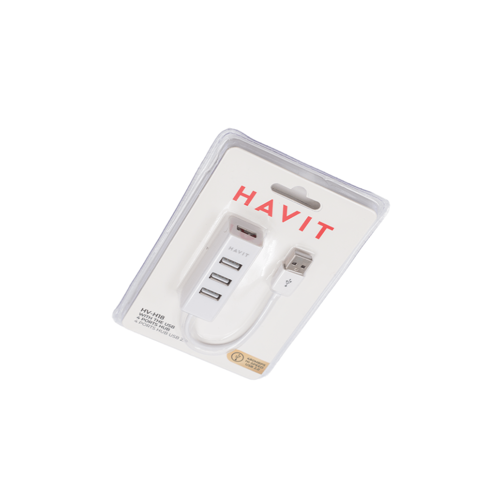 Havit USB 2.0 HUB White HV-H18 WH