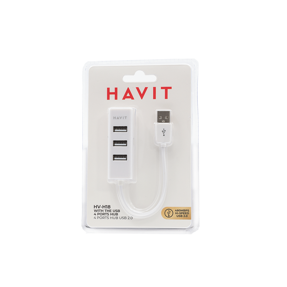 Havit USB 2.0 HUB White HV-H18 WH