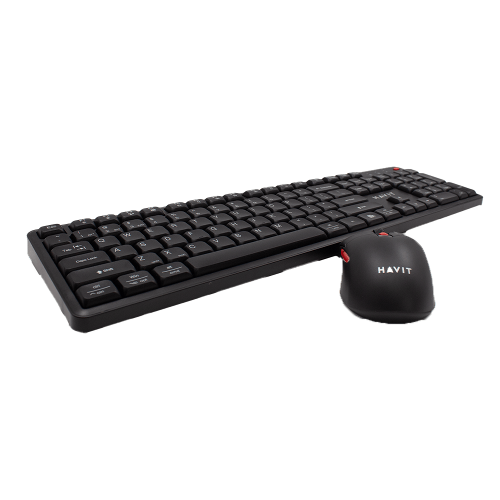 Havit Wireless keyboard+Mouse Combo Black+Red HV-KB261WB BK+RD